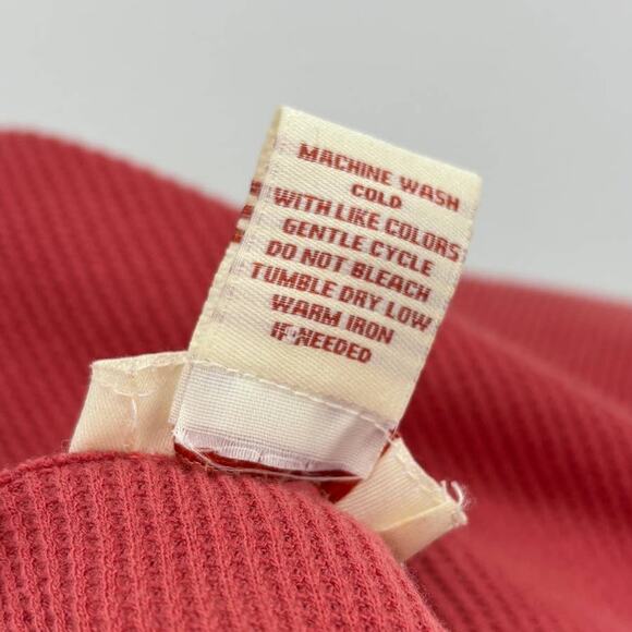 Sundance Pink Canyon Creek Thermal Crochet Long Sleeve Top - Picture 7 of 9